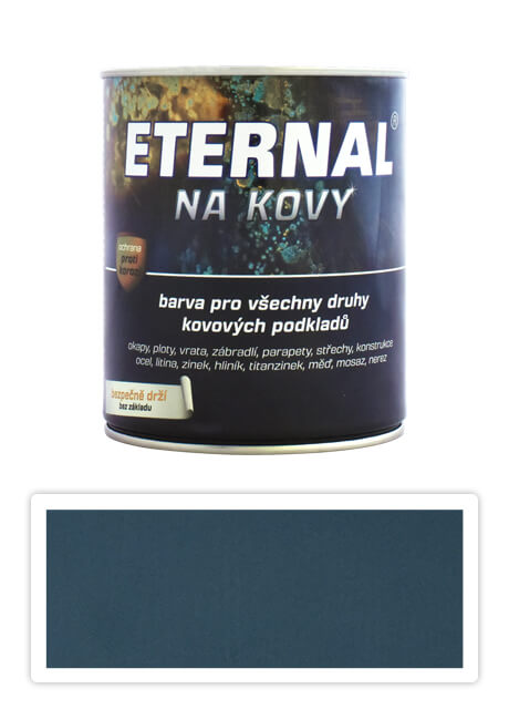 ETERNAL Na kovy - antikorozní barva na kov 0.35 l Zelená 406 ETERNAL