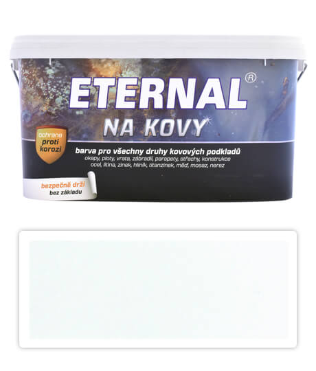 ETERNAL Na kovy - antikorozní barva na kov 5 l Bílá 401 ETERNAL