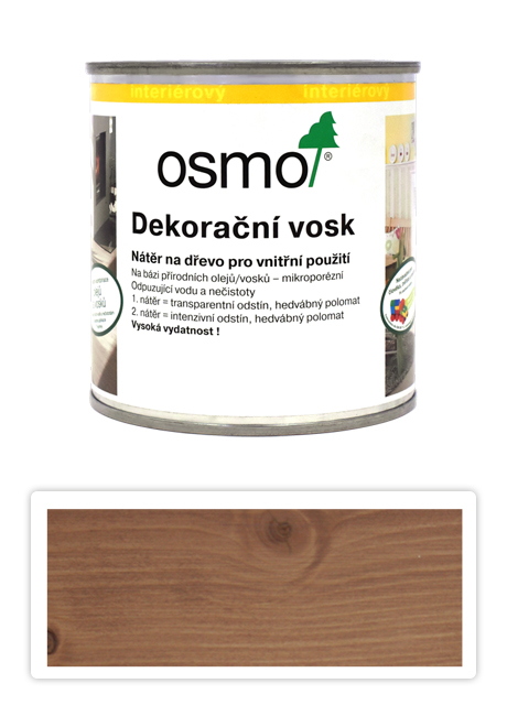 OSMO Dekorační vosk transparentní 0.375 l Buk lehce pařený 3102 OSMO