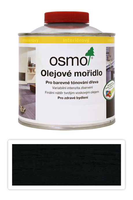 OSMO Olejové mořidlo 0.5 l Černá 3590 OSMO