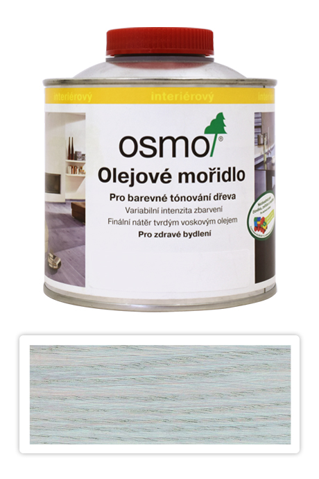 OSMO Olejové mořidlo 0.5 l Světle šedá 3518 OSMO