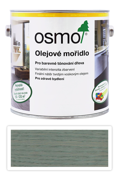 OSMO Olejové mořidlo 2.5 l Stříbrně šedá 3512 OSMO