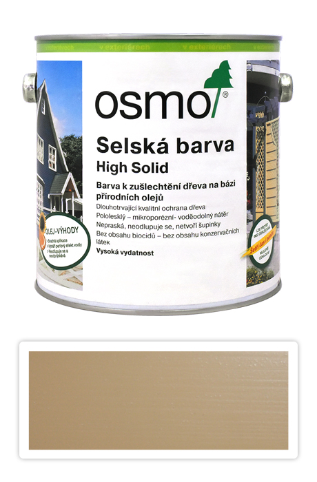 Selská barva OSMO 2.5l Slonová kost 2204 OSMO