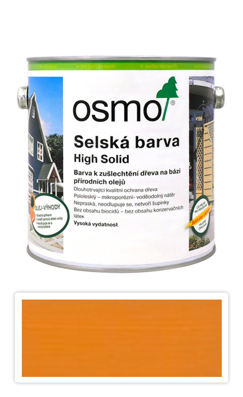 OSMO Selská barva 2.5 l Smrkově žlutá 2203 OSMO