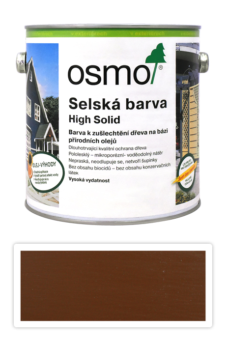 Selská barva OSMO 2.5l Středně hnědá 2606 OSMO