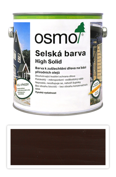 OSMO Selská barva 2.5 l Tmavě hnědá 2607 OSMO