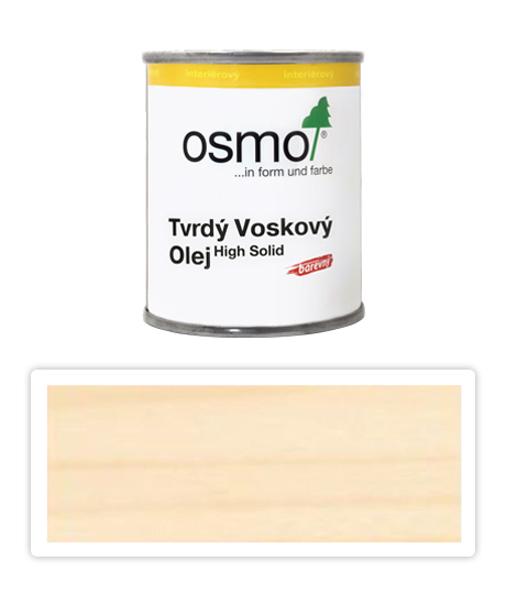 Tvrdý voskový olej OSMO barevný 0.125l Bílý 3040 OSMO