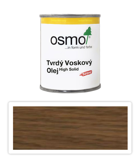 Tvrdý voskový olej OSMO barevný 0.125l Černý 3075 OSMO