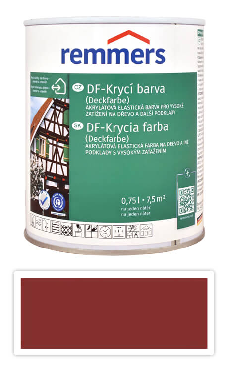 REMMERS DF - Krycí barva 0.75 l Rotbraun / Červenohnědá Remmers