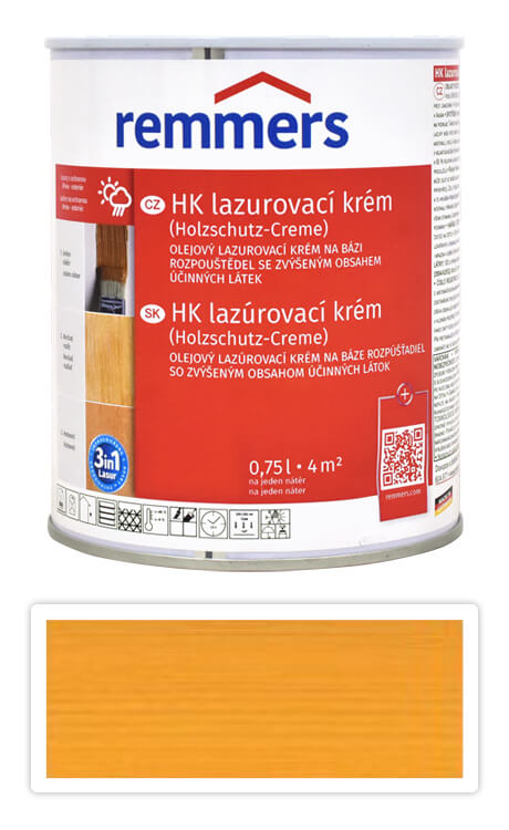 REMMERS HK lazurovací krém 0.75 l Borovice Remmers