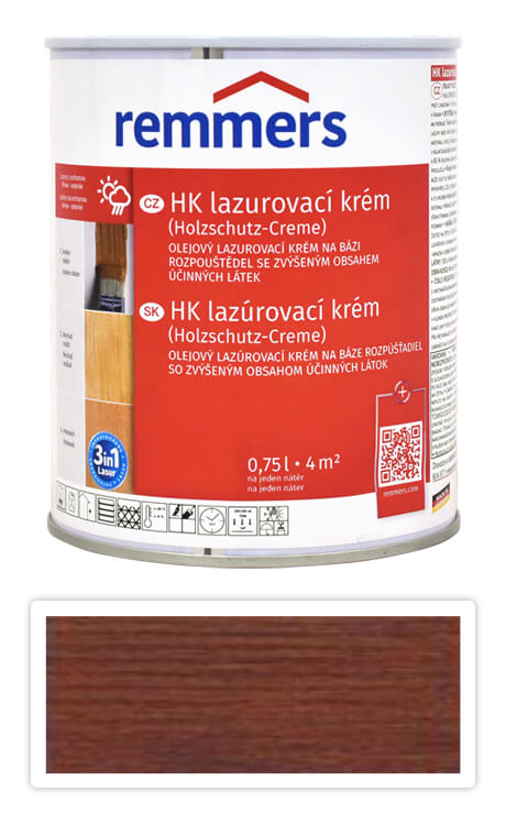 REMMERS HK lazurovací krém 0.75 l Ořech Remmers