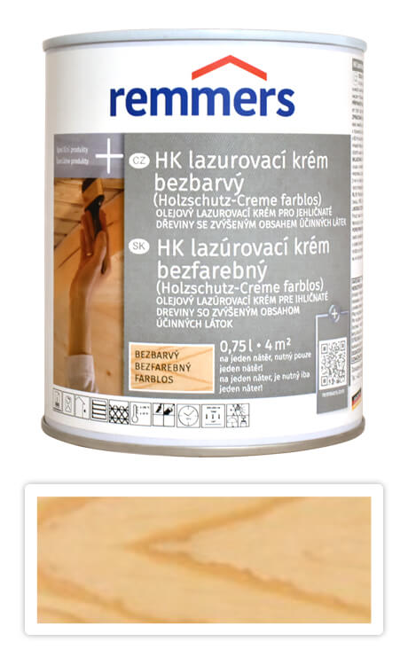 REMMERS HK lazurovací krém 0.75 l Bezbarvý Remmers