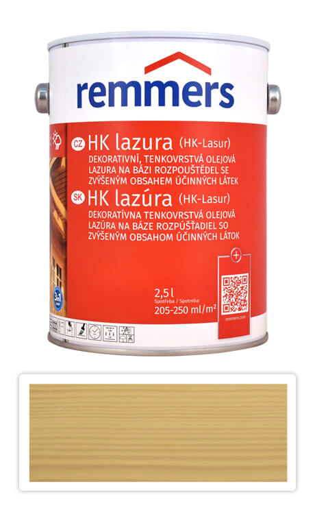 REMMERS HK lazura - ochranná lazura na dřevo pro exteriér 2.5 l Hemlock Remmers