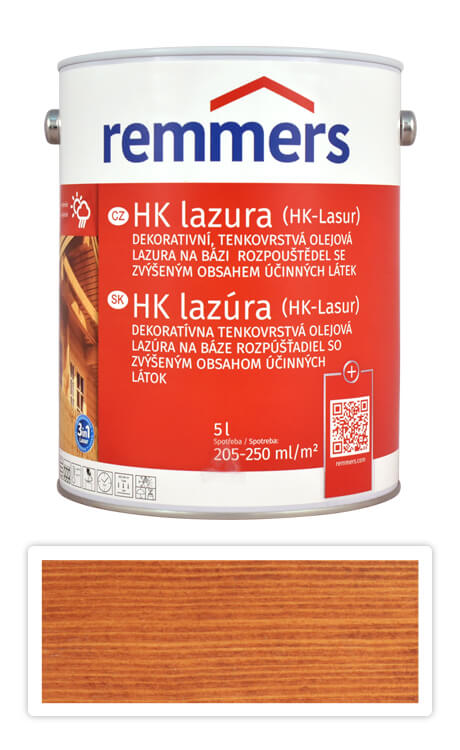 Remmers HK Lasur 5l Kastanie 2253 Kaštan Remmers