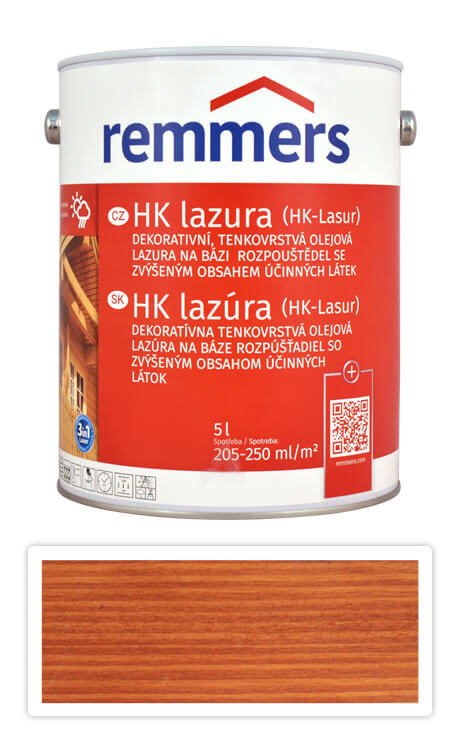 REMMERS HK lazura - ochranná lazura na dřevo pro exteriér 5 l Teak Remmers