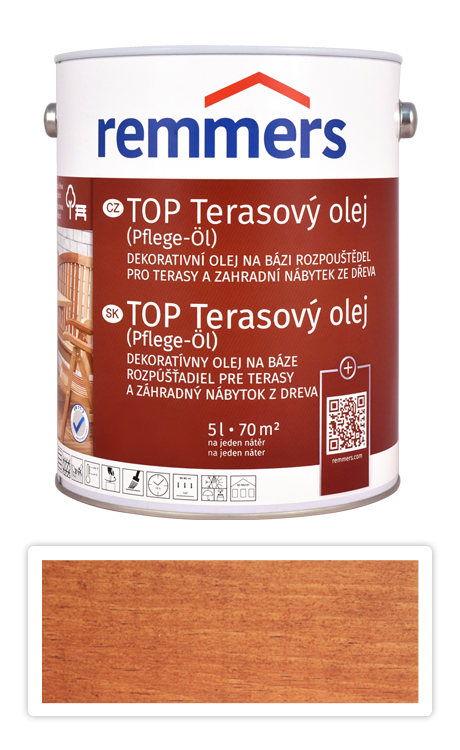 REMMERS TOP Terasový olej na bázi rozpouštědel 5 l Teak Remmers