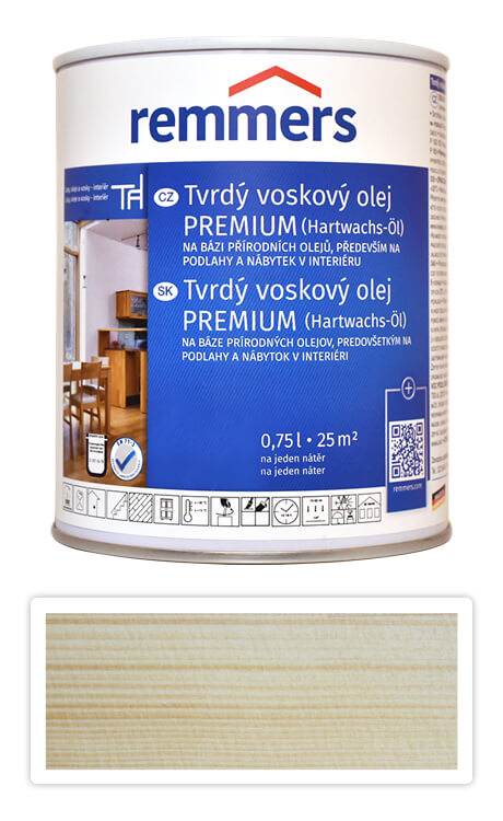 REMMERS Tvrdý voskový olej PREMIUM 0.75 l Bezbarvý Remmers