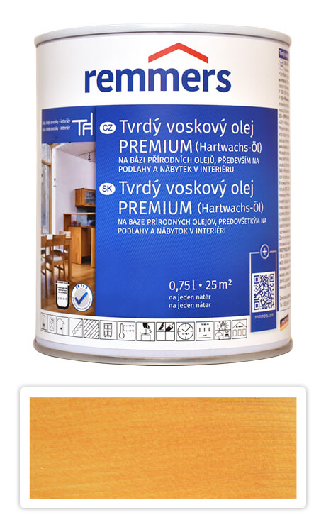 REMMERS Tvrdý voskový olej PREMIUM 0.75 l Borovice Remmers