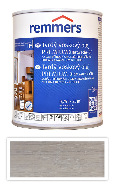 REMMERS Tvrdý voskový olej PREMIUM 0.75 l Intenzivní bílá Remmers