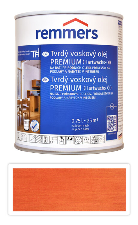 REMMERS Tvrdý voskový olej PREMIUM 0.75 l Mahagon Remmers