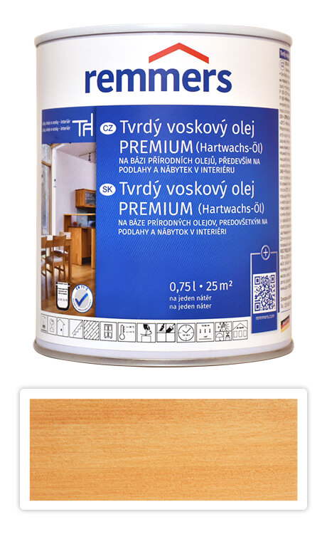 REMMERS Tvrdý voskový olej PREMIUM 0.75 l Pinie Remmers