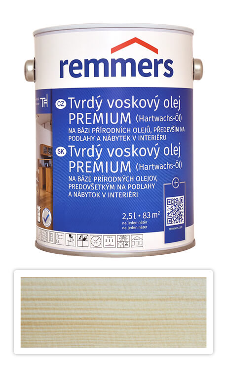 REMMERS Tvrdý voskový olej PREMIUM 2.5 l Bezbarvý Remmers