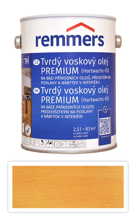 REMMERS Tvrdý voskový olej PREMIUM 2.5 l Borovice Remmers