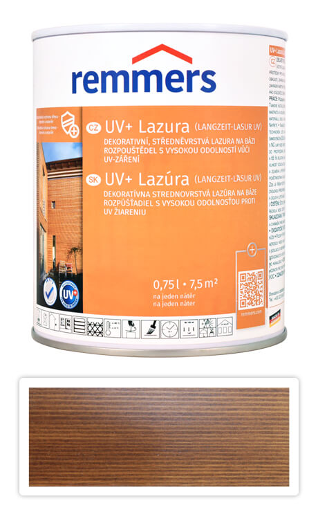 REMMERS UV+ Lazura - dekorativní lazura na dřevo 0.75 l Palisandr Remmers