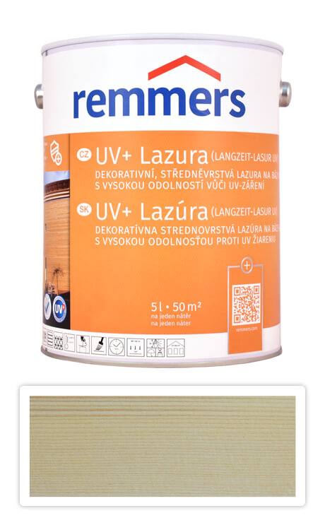 REMMERS UV+ Lazura - dekorativní lazura na dřevo 5 l Bezbarvá Remmers