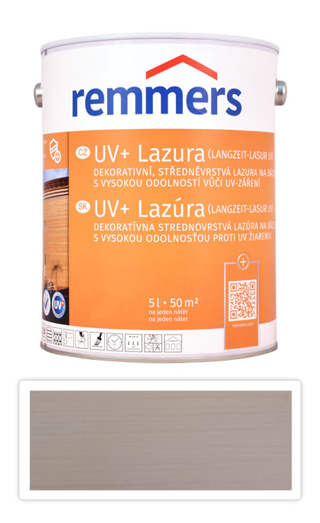 REMMERS UV+ Lazura - dekorativní lazura na dřevo 5 l Bílá Remmers