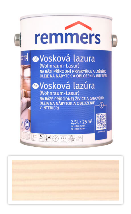 REMMERS Vosková lazura 2.5 l Bílá Remmers