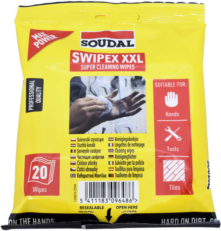 SOUDAL Čisticí ubrousky SWIPEX 20 ks SOUDAL