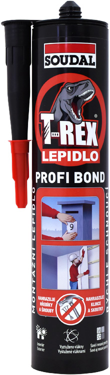 SOUDAL T-REX PROFI BOND - lepidlo 380g SOUDAL