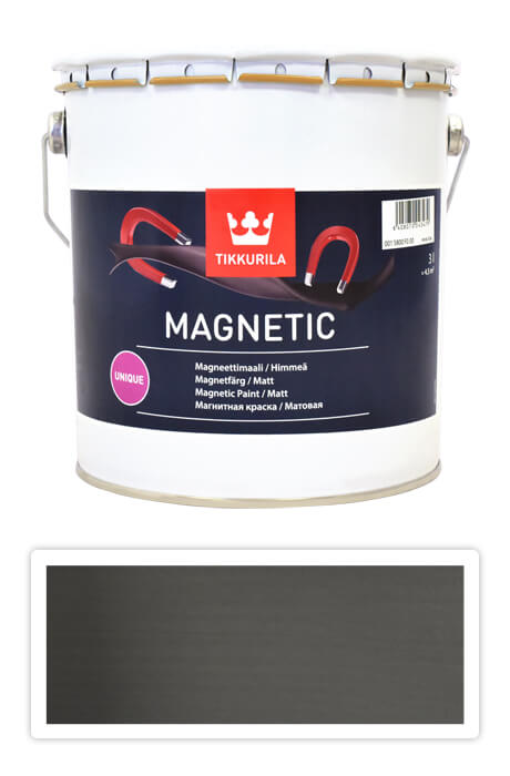 TIKKURILA Magnetic - magnetická barva 3 l Šedá TIKKURILA