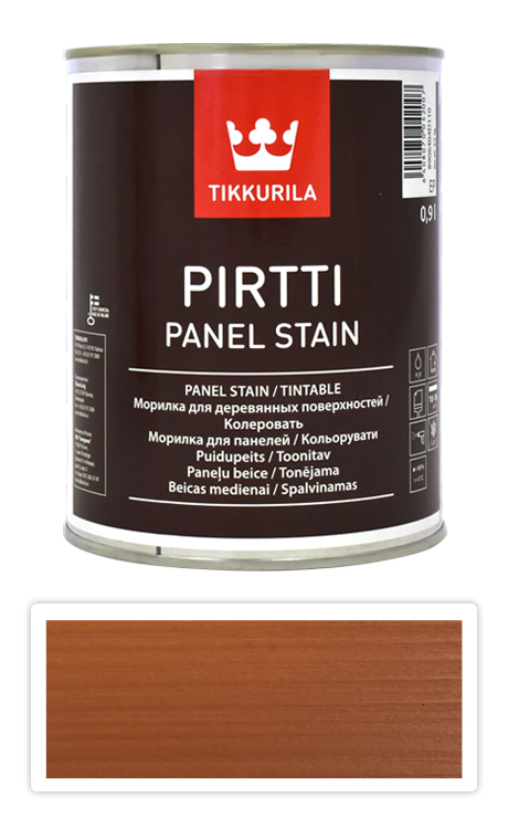 TIKKURILA Pirtti - vodou ředitelné mořidlo na dřevo v interiéru 0.9 l Kantarelli 5054 TIKKURILA