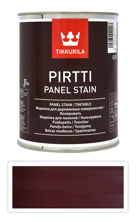 TIKKURILA Pirtti - vodou ředitelné mořidlo na dřevo v interiéru 0.9 l Kihokki 5075 TIKKURILA