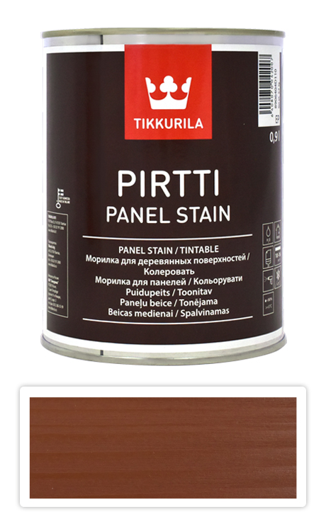 TIKKURILA Pirtti - vodou ředitelné mořidlo na dřevo v interiéru 0.9 l Mänty 5055 TIKKURILA