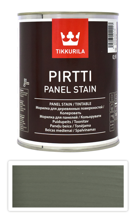 TIKKURILA Pirtti - vodou ředitelné mořidlo na dřevo v interiéru 0.9 l Näre 5068 TIKKURILA