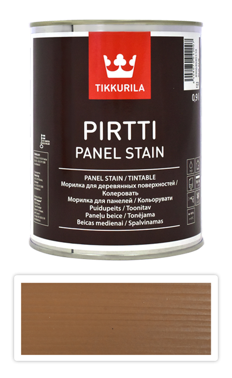 TIKKURILA Pirtti - vodou ředitelné mořidlo na dřevo v interiéru 0.9 l Pihka 5051 TIKKURILA