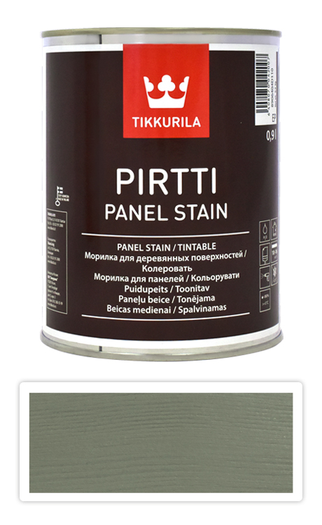 TIKKURILA Pirtti - vodou ředitelné mořidlo na dřevo v interiéru 0.9 l Suvi 5065 TIKKURILA