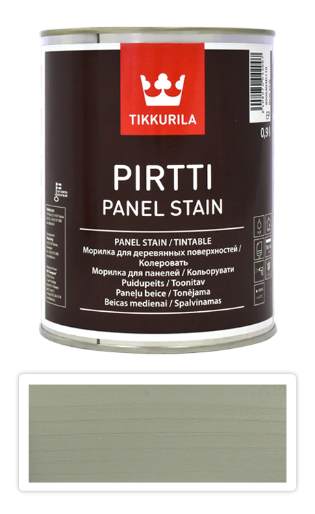 TIKKURILA Pirtti - vodou ředitelné mořidlo na dřevo v interiéru 0.9 l Tuohi 5062 TIKKURILA