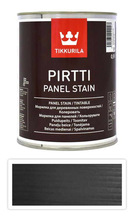 TIKKURILA Pirtti - vodou ředitelné mořidlo na dřevo v interiéru 0.9 l Turve 5088 TIKKURILA