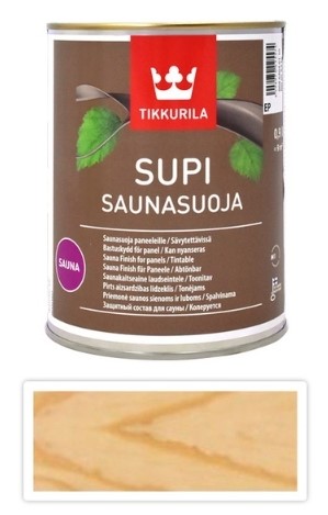 TIKKURILA Supi Sauna Finish - akrylátový lak do sauny 0.9 l Bezbarvý TIKKURILA