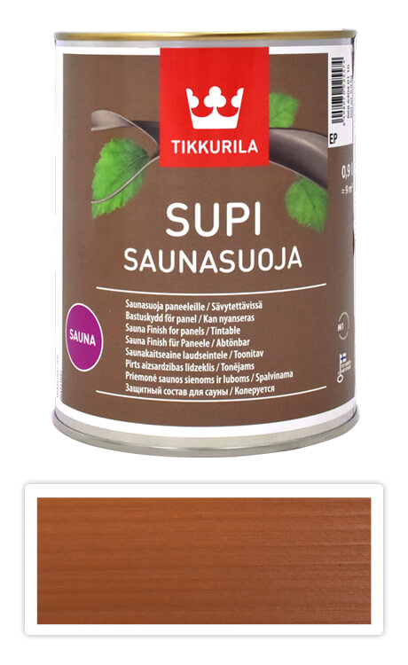 TIKKURILA Supi Sauna Finish - akrylátový lak do sauny 0.9 l Kantarelli 5054 TIKKURILA