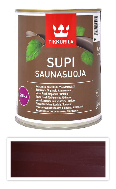 TIKKURILA Supi Sauna Finish - akrylátový lak do sauny 0.9 l Kihokki 5075TIKKURILA Supi Sauna Finish - akrylátový lak do sauny 0.9 l Mesi 5050 TIKKURILA