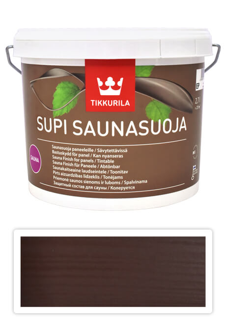 TIKKURILA Supi Sauna Finish - akrylátový lak do sauny 2.7 l Petäjä 5073 TIKKURILA