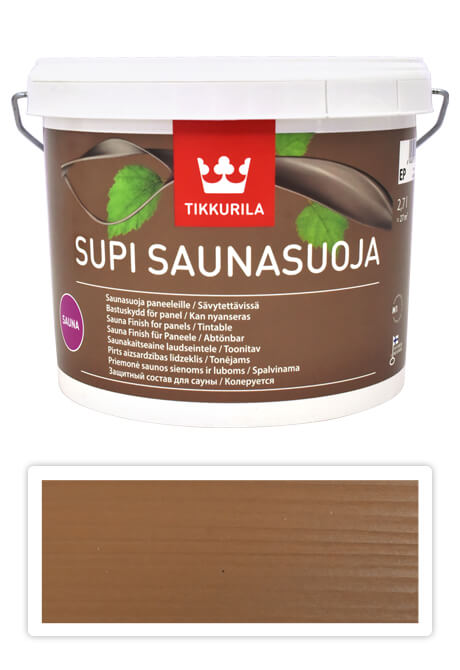 TIKKURILA Supi Sauna Finish - akrylátový lak do sauny 2.7 l Pihka 5051 TIKKURILA