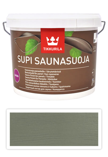 TIKKURILA Supi Sauna Finish - akrylátový lak do sauny 2.7 l Suvi 5065 TIKKURILA