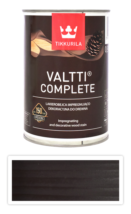 TIKKURILA Valtti Complete - matná tenkovrstvá lazura s ochranou proti UV záření 0.9 l Kanto 5077 TIKKURILA