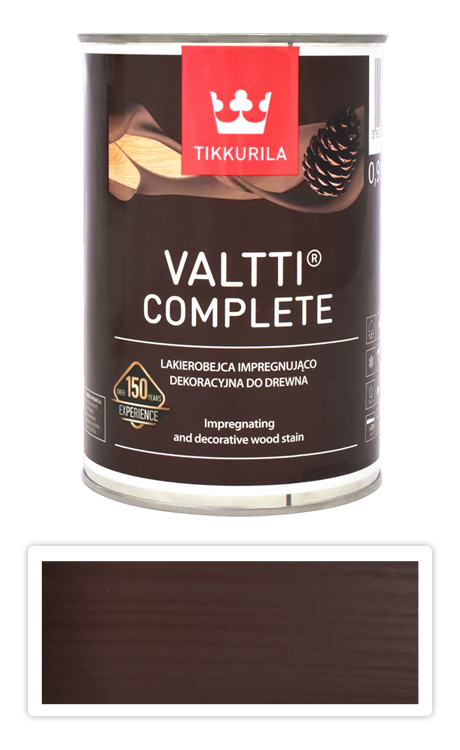 TIKKURILA Valtti Complete - matná tenkovrstvá lazura s ochranou proti UV záření 0.9 l Petäjä 5073 TIKKURILA